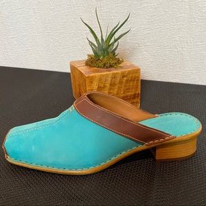Tsonga Teal Single Left Shoe - Clog 1 shoe